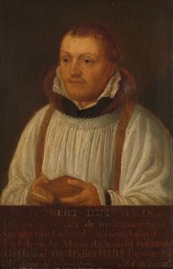 Porträt von Huybert Duyfhuys (ca. 1515-81), Pastor der Kirche St. Jakob, Utrecht von Hendrick Martensz. Sorgh