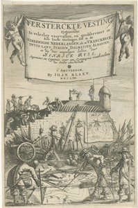 Titelseite für Henrich Ruse, Versterckte Vesting, 1654 von Hendrick baron van Ruse