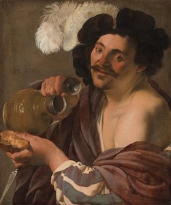Der Zecher von Hendrick ter Brugghen