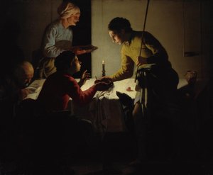 Esau verkauft sein Erstgeburtsrecht von Hendrick ter Brugghen
