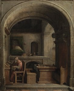 Der heilige Hieronymus in seinem Studierzimmer