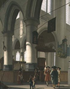Ein Kircheninneres von Hendrick van Streeck