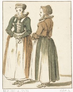 Zwei stehende Frauen