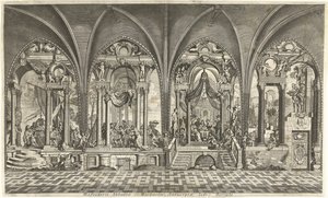 Malereien im Refektorium der St. Michaelsabtei in Antwerpen