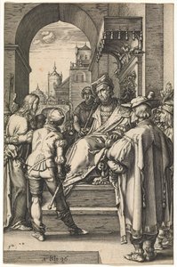 Christus vor Pilatus (nach 1596) von Hendrik Goltzius