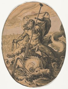 Neptun von Hendrik Goltzius