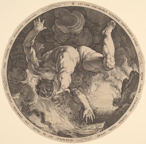 Ixion von Hendrik Goltzius, after Cornelis Cornelisz van Haarlem