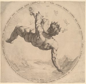 Phaeton von Hendrik Goltzius, after Cornelis Cornelisz van Haarlem