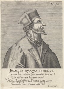 Porträt von Jan Hus, 1599