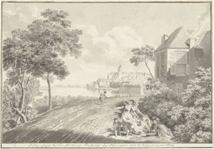 Ansicht von Nijmegen von Hendrik Hoogers