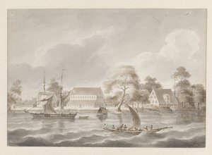 Plantage Jagtlust am Suriname-Fluss von Hendrik Huygens