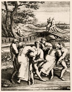 Tanzplage, Straßburg, Elsass, 1518 von Hendrik I Hondius