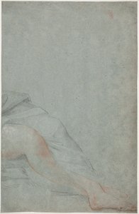 Beinstudie einer sitzenden Frau