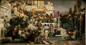 Die Fackeln Neros von Hendrik Siemiradzki