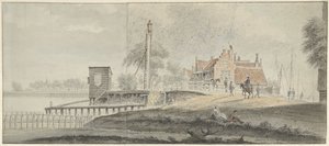 Die Schleuse in Spaarndam