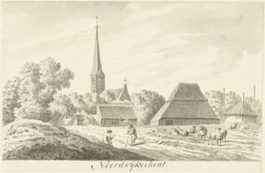Ansicht des Dorfes Noordwijkerhout