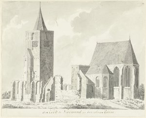 Kirche in Warmond und deren Ruine