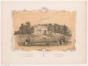 Ansicht des Landsitzes Sonsbeek von Hendrik Wilhelmus Last (attributed to)