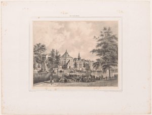 Ansicht von Haarlem vom Spaarne aus