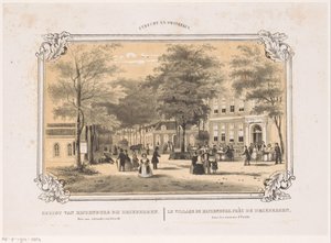 Ansicht von Rijzenburg von Hendrik Wilhelmus Last