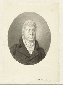 Porträt von F.D. Changuion von Hendrik Willem Caspari