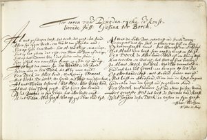 Lobgesang zu Ehren von Gesina ter Borch