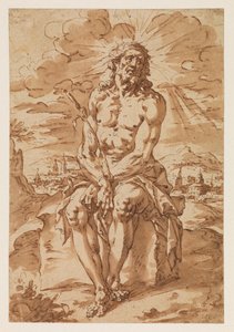 Der Schmerzensmann - Ecce Homo, 1585-1630 von Hendrick de Clerck