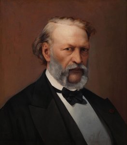 Porträt von Hendrik Conscience 1812-1883 von Hendrik de Pondt