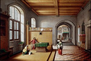 Jesus bei Martha und Maria von Bethanien von Hendrik van (c.1580 1649) Steenwyk