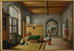 Jesus im Haus von Martha und Maria von Bethanien