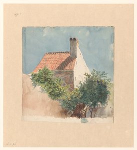 Studie eines Backsteinhauses