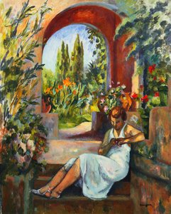 Figur unter dem Bogen von Henri Charles Manguin