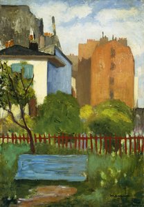Die Bank, Rue Boursault von Henri Charles Manguin