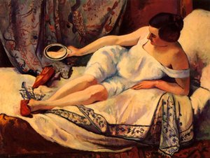 Frau erhebt sich von Henri Charles Manguin