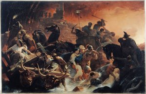 Die letzten Tage von Pompeji, zwischen 1834 und 1850 von Henri Frederic Schopin