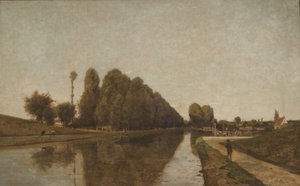 Der Briare-Kanal von Henri Joseph Harpignies