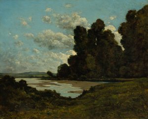 Der Fluss Loire bei Nevers