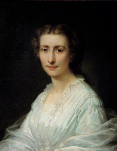 Porträt einer Frau von Henri Lehmann
