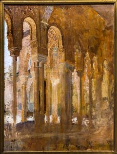 Kolonnade des Löwenhofs der Alhambra