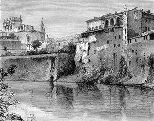 Villa Farnese, Provinz Viterbo, nordwestlich von Rom, Italien, 19. Jahrhundert von Henri Alexandre Georges Regnault