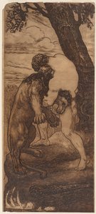 Herkules und der nemeische Löwe, ca. 1898 von Henri Arthur Lefort des Ylouses