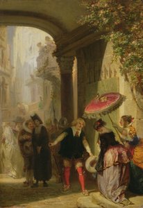 Eine Straße in Granada
