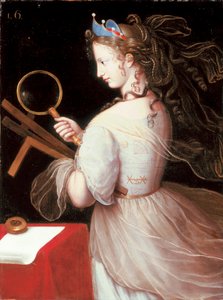 Porträt von Marie-Charlotte de la Trémoille, Herzogin von Sachsen-Iena, als Allegorie der Geometrie gekleidet von Henri Beaubrun