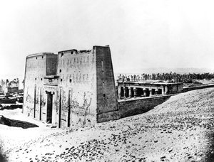 Edfu, Nubien, Ägypten, 1887