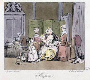 Amme, Diener, Baby und Kind in der Aristokratie des 18. Jahrhunderts - in Jadis et aujourd