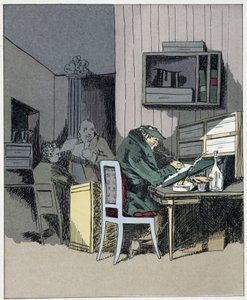 Büroangestellter - in "Verwaltungssitten" von Henri Monnier