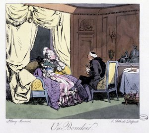 Ein Boudoir im 18. Jahrhundert - in Jadis et aujourd