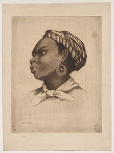 Eine afrikanische Frau, nach Eva Gonzalès