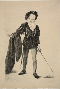 Faure in der Rolle des Hamlet