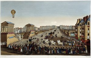 Einzug Seiner Majestät Louis XVIII in Paris von Henri Courvoisier Voisin